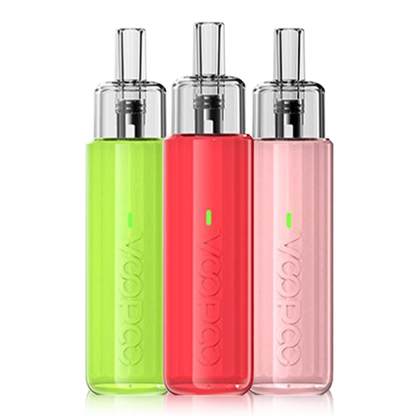 VooPoo Doric Q Pod Kit in green, red and pink