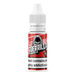 Guerrilla Bar Nic salts bottle, bright red with angry gorilla logo on front and bold guerrilla text on front.