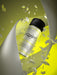 fun high definition render of Serendipity Sweet Nirvana Eliquid bottle with classy calligraphy style font and yellow highlights around the bottle. 