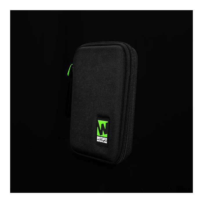 Wotofo Vape Tool Kit in black and lime green zoomed out. 