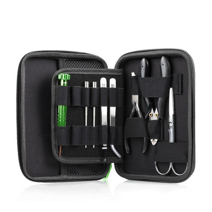 Wotofo Vape Tool Kit showing array of tools 
