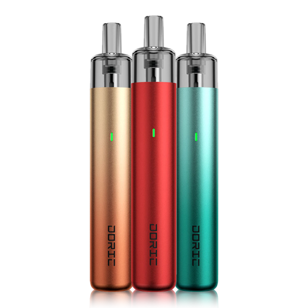 VooPoo Doric 20 SE Kit trio in red, oranmge and blue