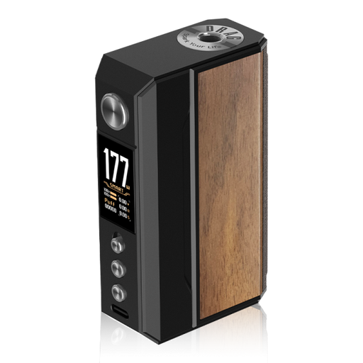 VooPoo Drag 4 Mod in black and walnut