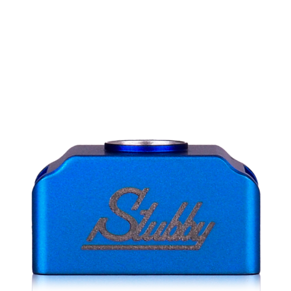 Stubby AIO MTL Kit by Suicide Mods in royal blue and stubby logo