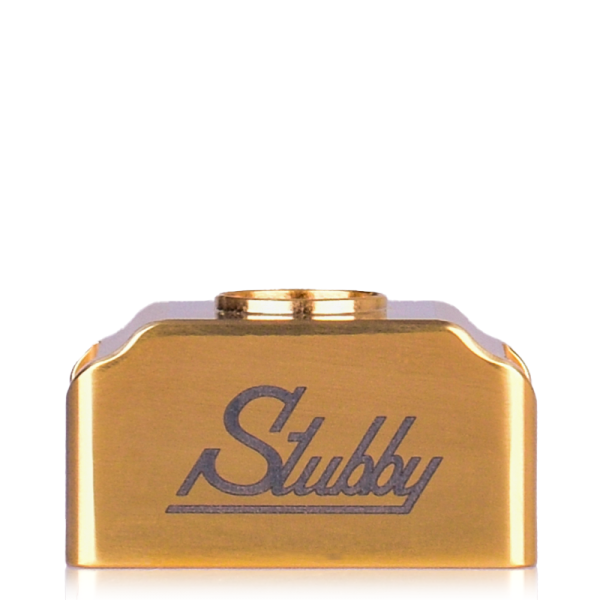 Stubby AIO MTL Kit by Suicide Mods in gold with stubby logo