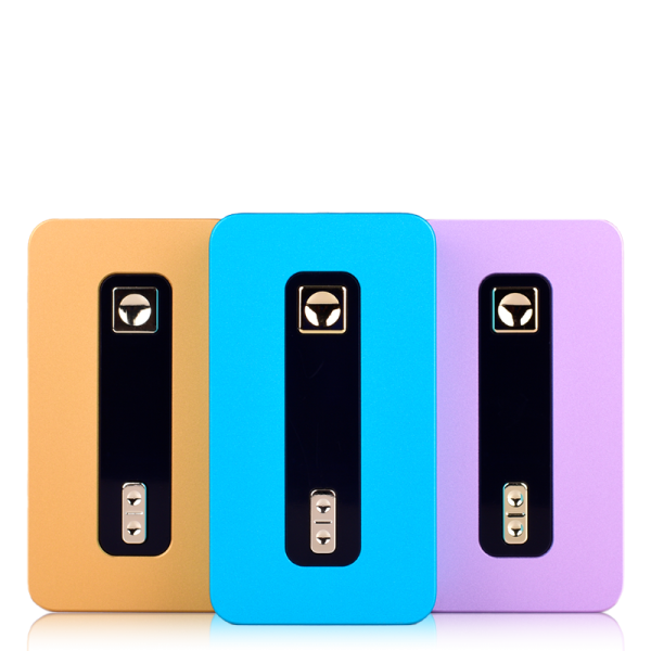 Themis Box Mod by Dovpo multicoloured set in blue, orange and pink